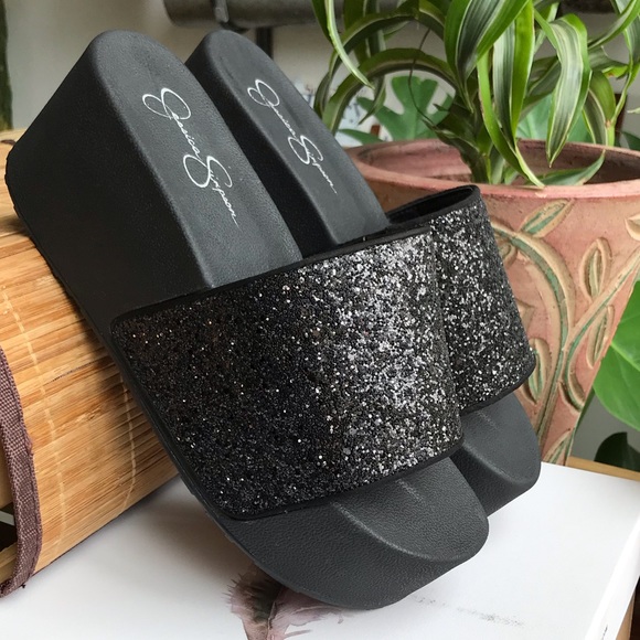 Jessica Simpson platform slide sandals - Picture 3 of 14